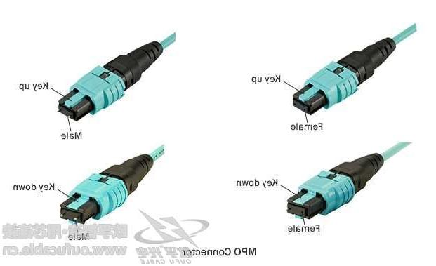 辽源市欧孚光纤光缆厂 MPO光纤跳线的极性分类和芯数设计